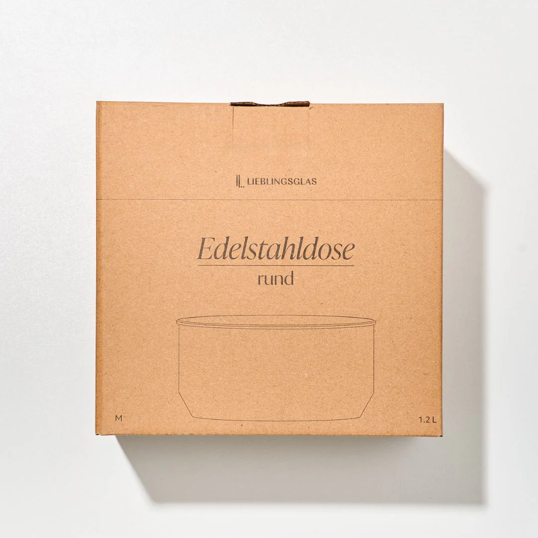 Edelstahldose | Rund | M | 1.2 L - Image 4